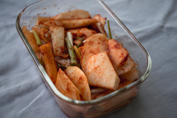 Kimchi, Diced Radish Kimchi, Kkakdugi