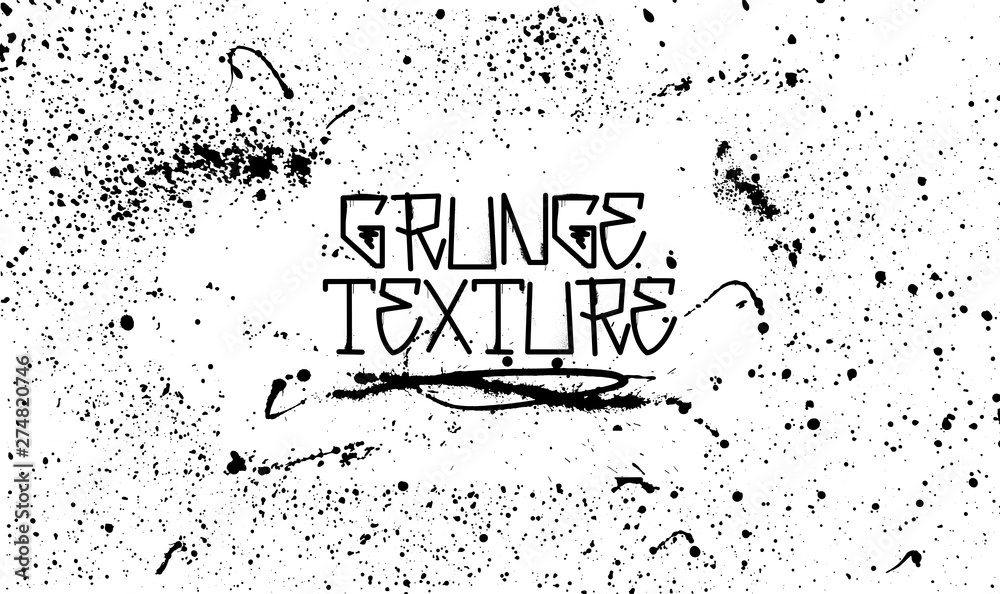 Poster Grunge texture - Dirty grainy background. Overlay illustration over any design to create grungy vintage effect and depth. Vector illustration easy to use. 