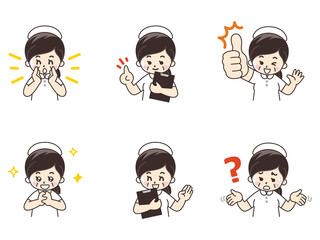 看護師の女性セット