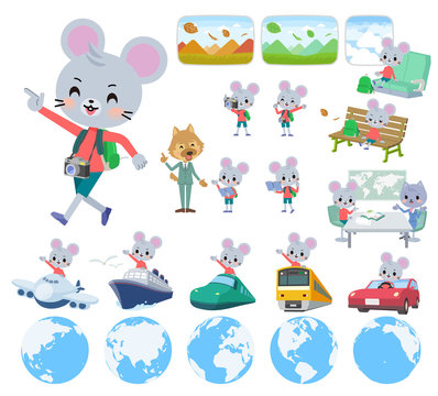 animal mouse boy_travel
