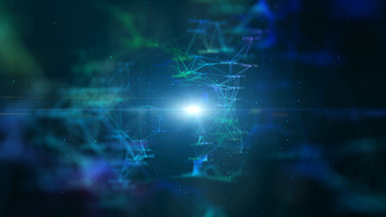 Hi-Tech digital Data Network and network connection