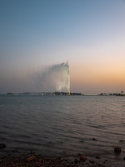 King Fahd's Fountain in Jeddah, Western Saudi Arabia