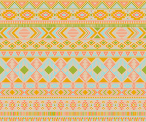 American indian pattern tribal ethnic motifs geometric vector background.