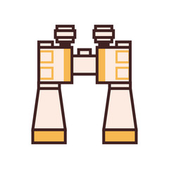 Binoculars Line Icon
