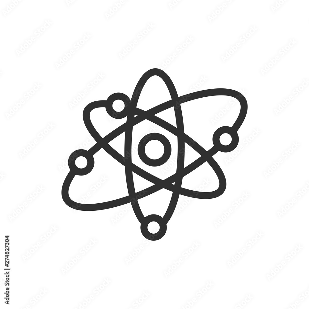 Aufkleber molecule icon template black color editable. molecule symbol flat vector sign isolated on white back