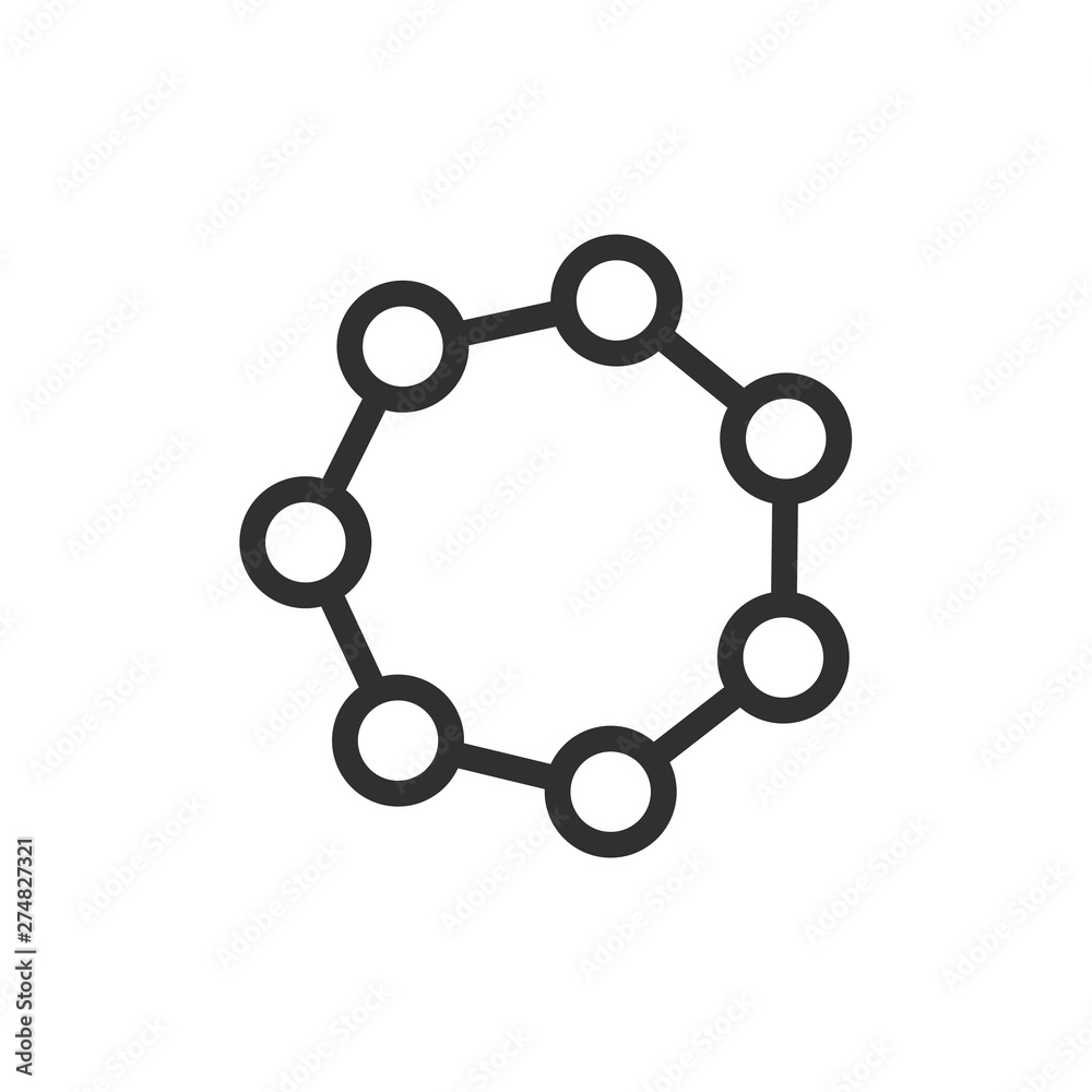 Poster molecule icon template black color editable. molecule symbol flat vector sign isolated on white back