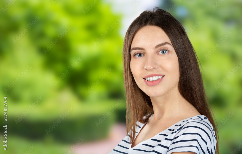 Canvas Prints beautiful young woman