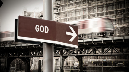 Street Sign to God