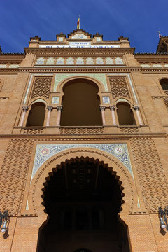 Las Ventas Bullring (Plaza de Toros de Las Ventas) situated at Plaza de torros in City of Madrid, Spain