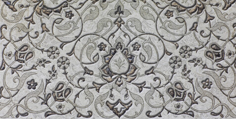 marble tile with floral pattern for the kitchen