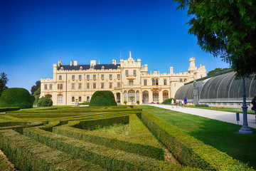 Obraz premium Lednice castle in the summer