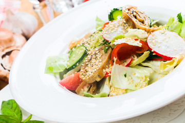 Instagram Vegan Buddha Bowl with Avocado, Mushrooms and Veggies