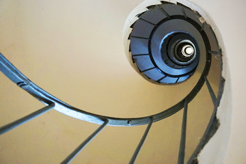 Fototapeta premium nice spiral stairs from Lednice minaret tower