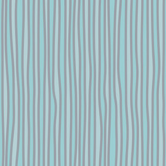 Abstract pattern with vertical curved lines. Background with uneven parallel stripes. Ornament in blue and gray colors.