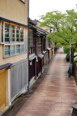Fototapeta premium 日本・金沢・古い町並み・主計町