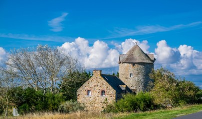 Fototapeta na wymiar Moulin de Cherrueix, Ille-et-Vilaine, Bretagne,