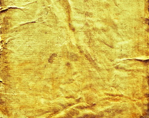 Old Paper texture. laminated paper on canvas. oil paint.