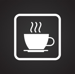 Airport related icon on background for graphic and web design. Simple vector sign. Internet concept symbol for website button or mobile app.