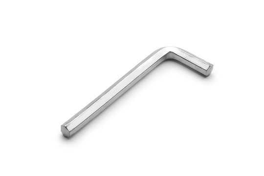 Allen wrench isolated on white background
