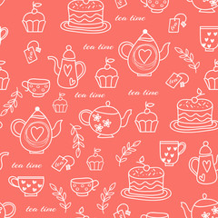 Kitchen pattern seamless design graphic