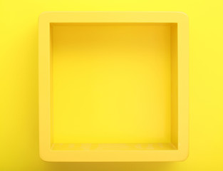 Yellow texture frame