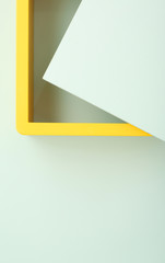 Yellow texture frame