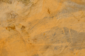 Creative abstract hand painted background, wallpaper, texture. Abstract composition for design elements. Close-up fragment of acrylic painting on canvas with brush strokes. Abstract art background.