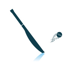 Cricket Bat Icon