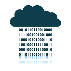 Cloud Data Stream Icon