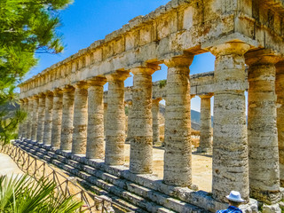 Ancient greek temple of Segesta, Sicily