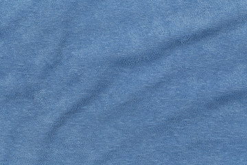 Blue towel texture for background and design