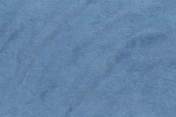 Blue towel texture for background and design