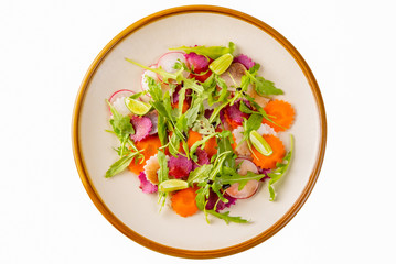 Fresh mixed vegetable salad healthy delicious 