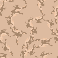 Fototapeta na wymiar Sand camouflage of various shades of beige and brown colors