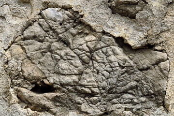 D&eacute;tail de vieux mur de pierre