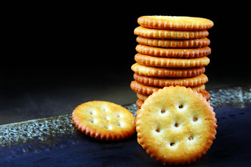 Salty, crispy and tasty biscuits for morning breakfast or hi tea