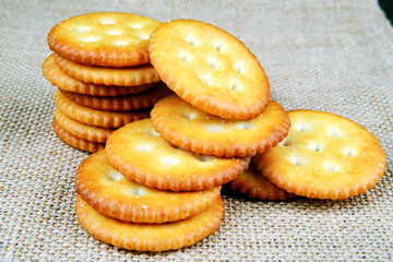 Salty, crispy and tasty biscuits for morning breakfast or hi tea