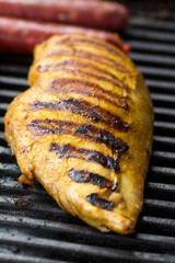 Hähnchen auf dem Grill