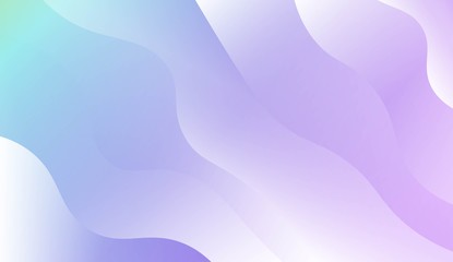 Blurred Decorative Design In Modern Style With Wave, Curve Lines. For Elegant Pattern Cover Book. Vector Illustration with Color Gradient.