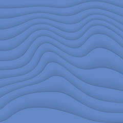 Abstract Blue Vector Modern Dynamic Wavy Blue Background