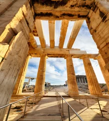 Fototapeten Temple of Athena Nike Propylaea Ancient Entrance Gateway Ruins Acropolis Athens - Greece, nobody © TTstudio