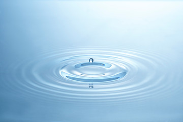 Naklejka na ściany i meble ripple of water