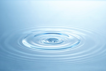 Naklejka na ściany i meble ripple of water