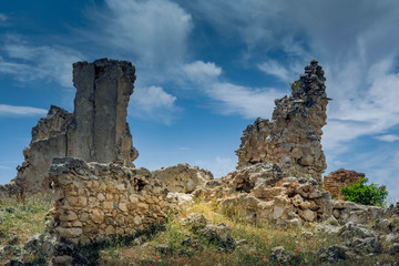 Fototapeta na wymiar Ruinas en Loranca