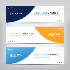 business banner template, vector illustration