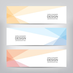 Fototapeta premium simple banner design, vector illustration