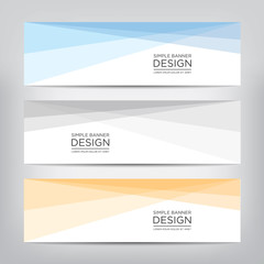 simple banner design, vector illustration