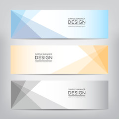 simple banner design, vector illustration