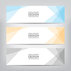 simple banner design, vector illustration