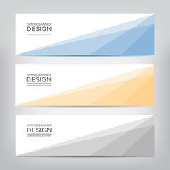 simple banner design, vector illustration